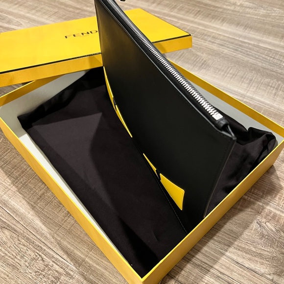 Fendi Bag Bugs Slim Pouch Authentic BRAND NEW - Picture 8 of 8